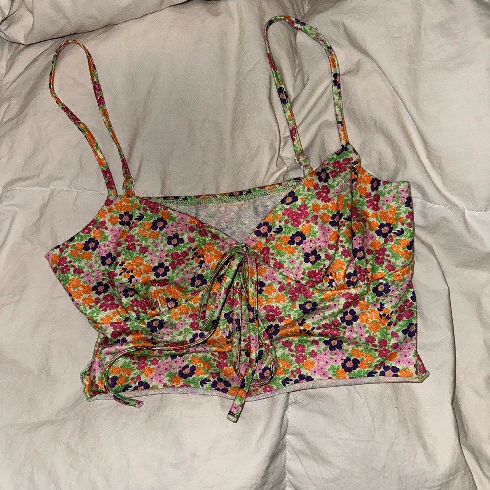 Floral Multicolor Women's Top